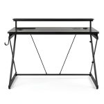 OSP Gaming Desk with RGB LED Lights and Wireless Charging-0