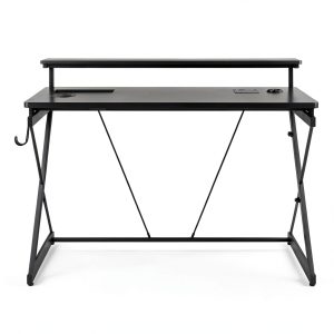 OSP Gaming Desk with RGB LED Lights and Wireless Charging-0