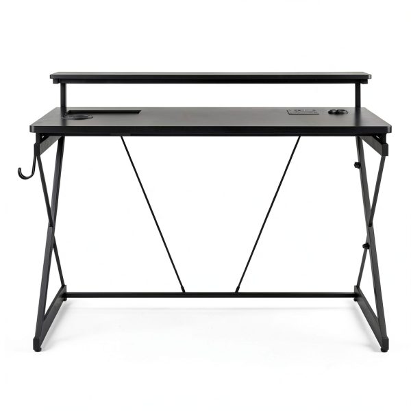 OSP Gaming Desk with RGB LED Lights and Wireless Charging-0