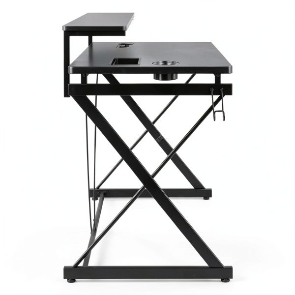 OSP Gaming Desk with RGB LED Lights and Wireless Charging-2