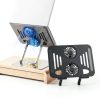 Laptop Stand 360 Swivel Ergonomic Aluminum Adjustable Height-1