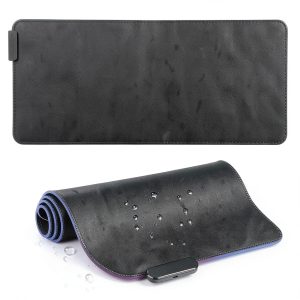 Lumen8 RGB LED Gaming Mouse Pad USB Powered Water Resistant-0