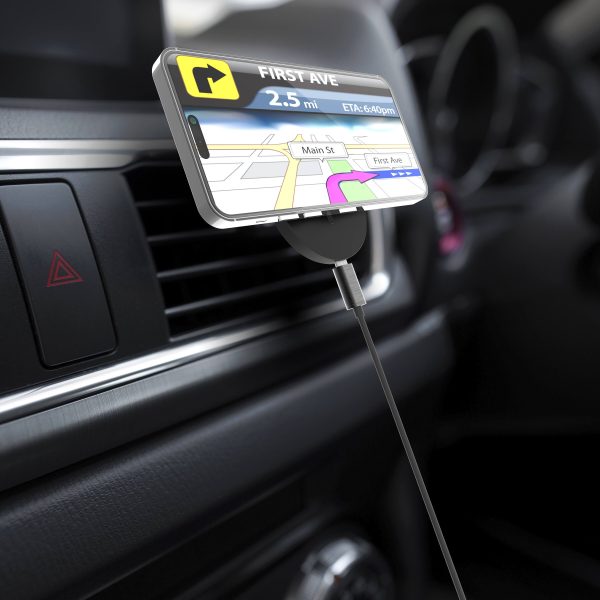 Wireless Charger Digipower Slim Magnetic Car Mount with Fast Charging-2